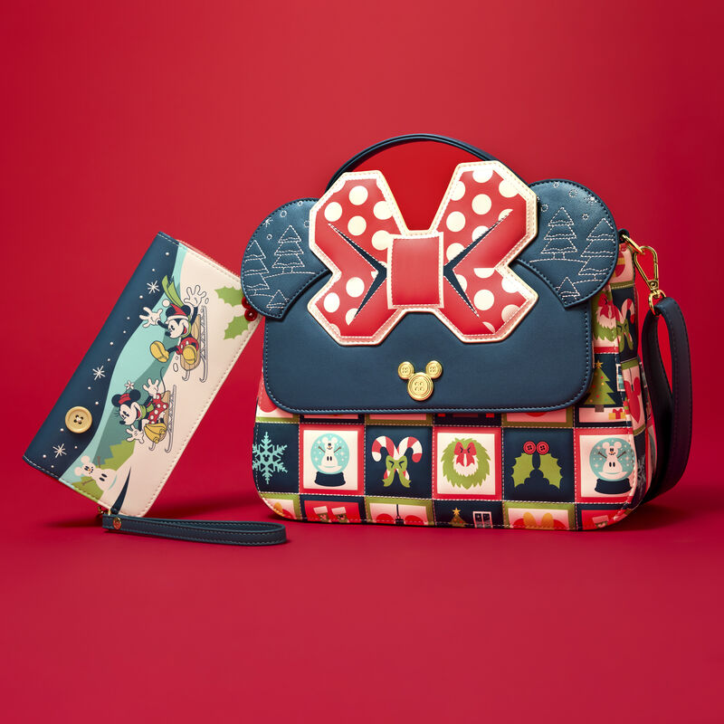 Minnie Mouse Holiday Crossbody Bag, , hi-res view 3
